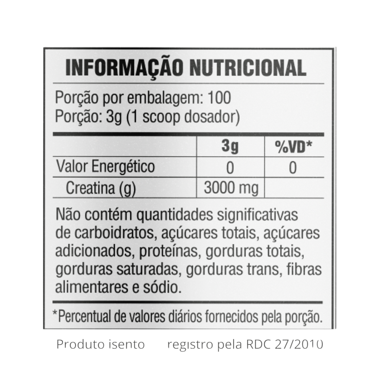 Creatina Spartano - Frente